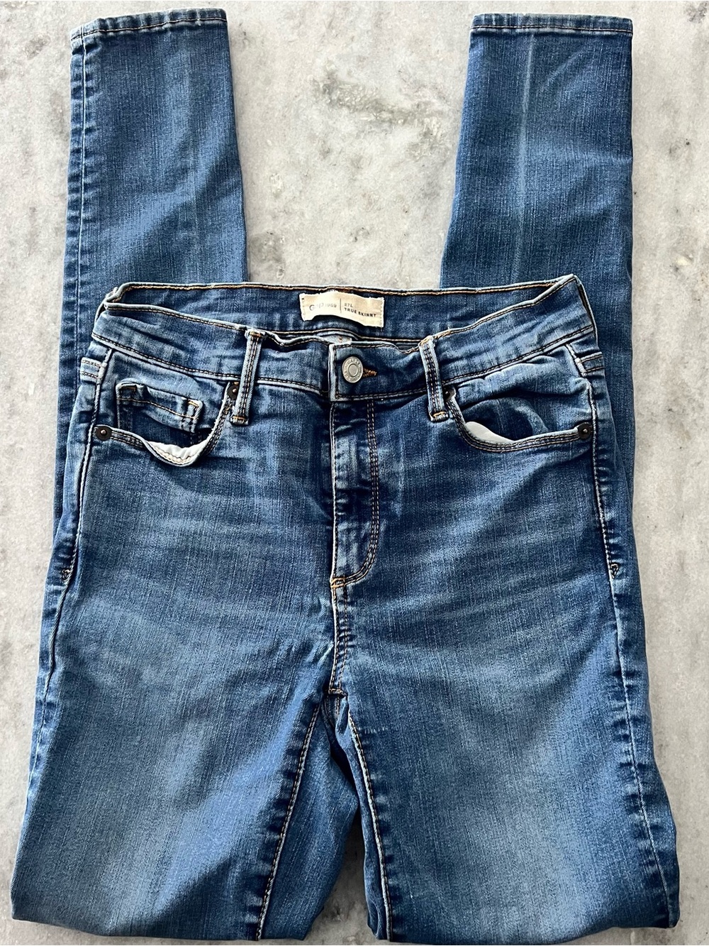 GAP True Skinny Blue Denim Jeans